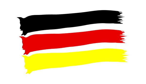 WM Aufkleber - Deutschland Fahne
