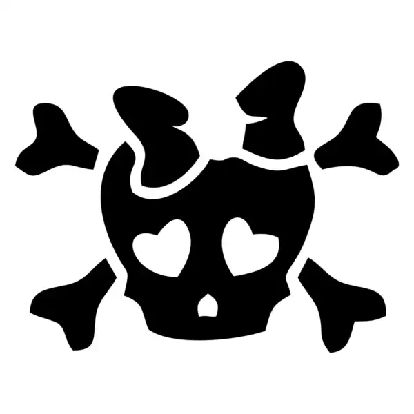 Girly Skull JDM Aufkleber Sticker