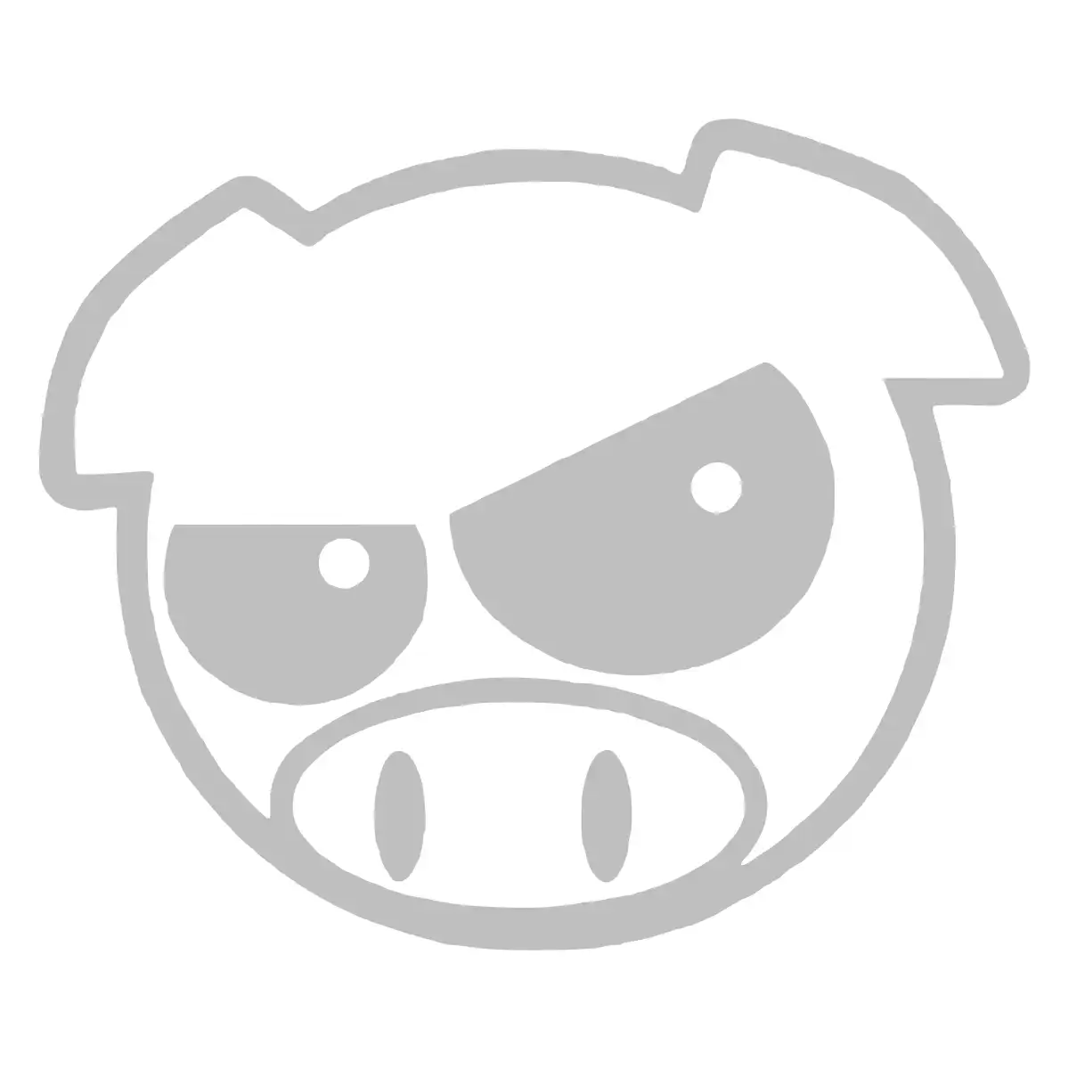 04404-JDM-Pig-Chrom-Silber-gallery JDM Pig JDM Aufkleber Sticker