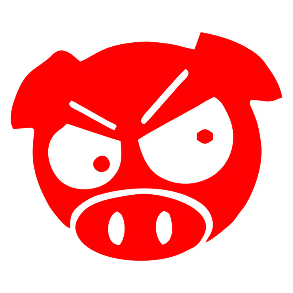 Angry JDM Pig JDM Aufkleber Sticker