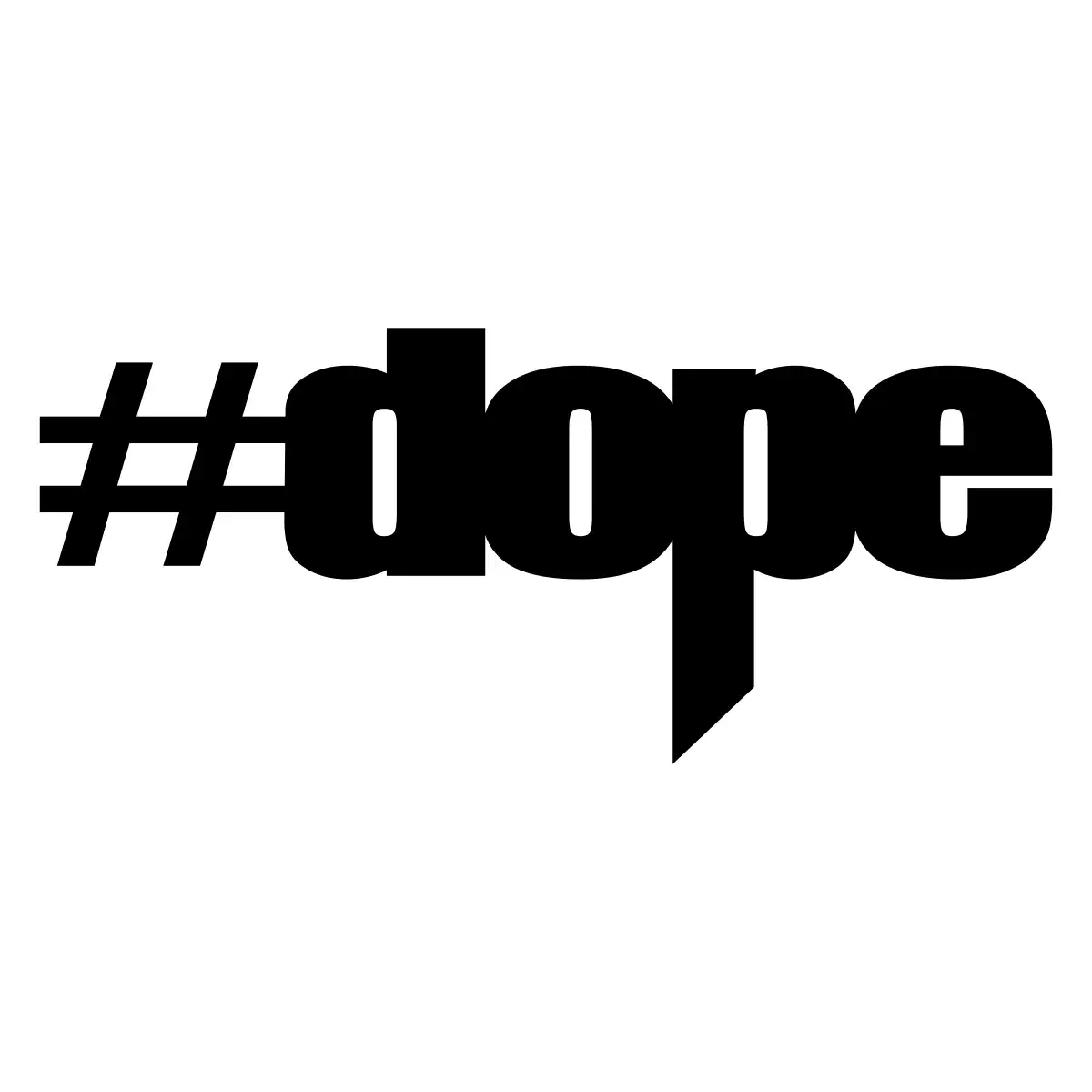 04418-dope-(JDM)-Reflektierend-Schwarz-gallery dope (JDM) Aufkleber Sticker