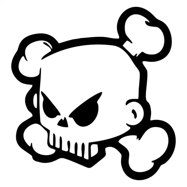 Horror Skull JDM Aufkleber Sticker