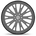 Felgenrandaufkleber Classic-Carbon-Schwarz