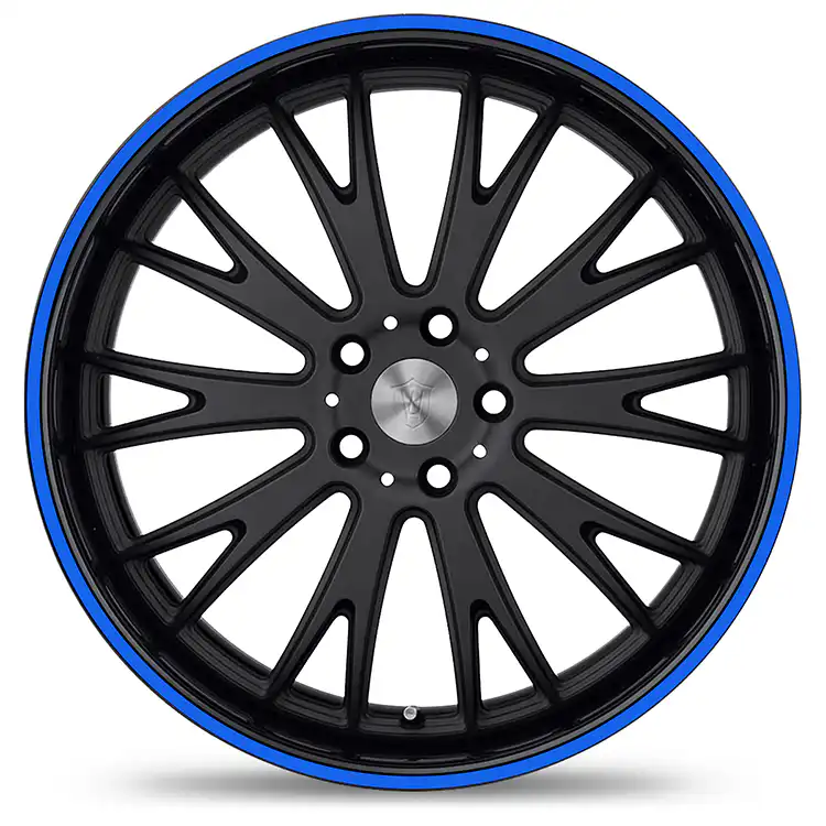 Felgenrandaufkleber Classic Metallic Blau