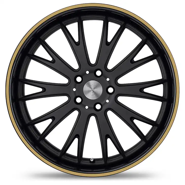 Felgenrandaufkleber Classic Metallic Gold