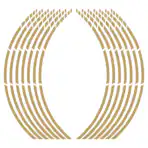 Felgenrandaufkleber GP Style Metallic Gold