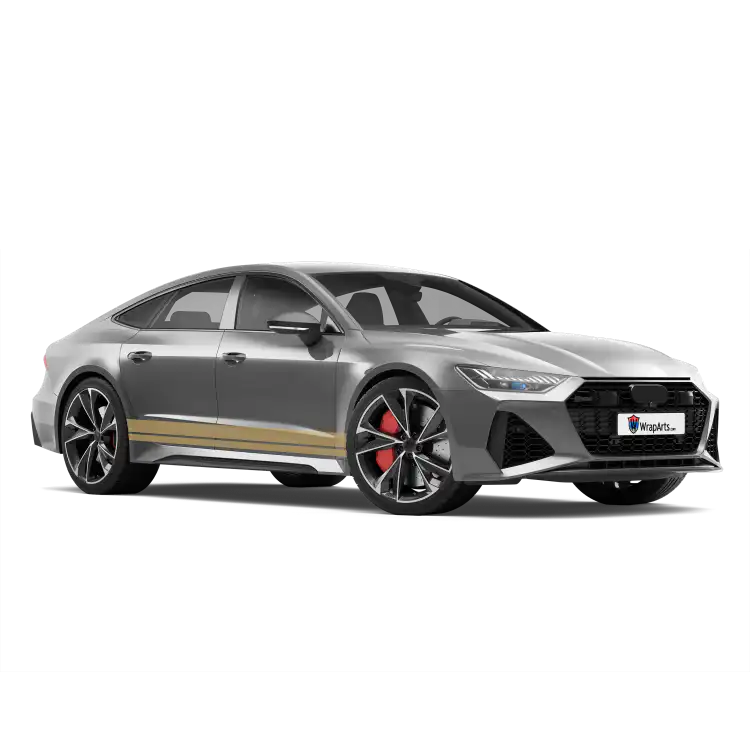 Doppelter Seitenstreifen 2 Gold