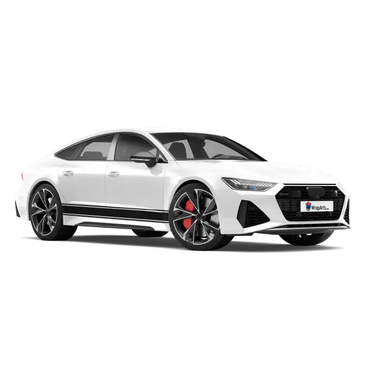 Double Lined Seitenstreifen schwarz