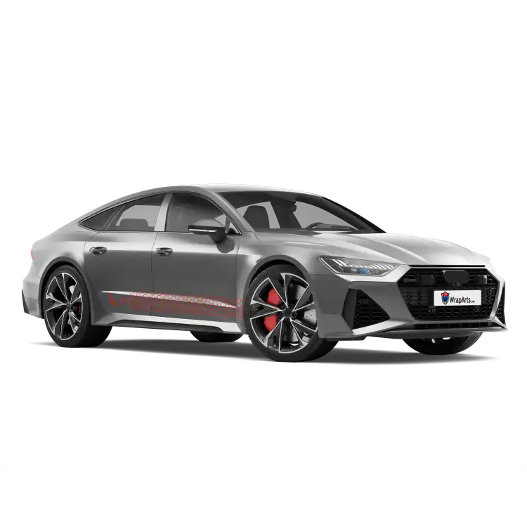 05115-Waben Seitenstreifen-Hellrot-3-4Ansicht 05115-Waben Seitenstreifen-Hellrot-3-4Ansicht