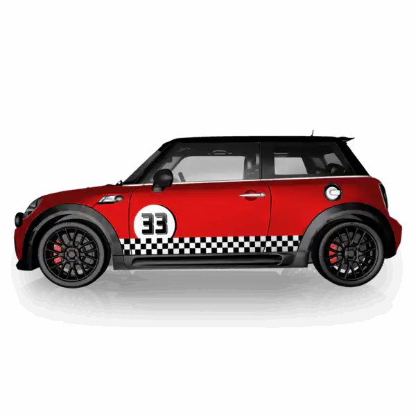 Down Flag - Racing Design für MINI