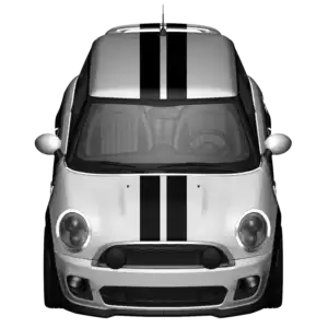 MINI Rennstreifen Basic-Schwarz-