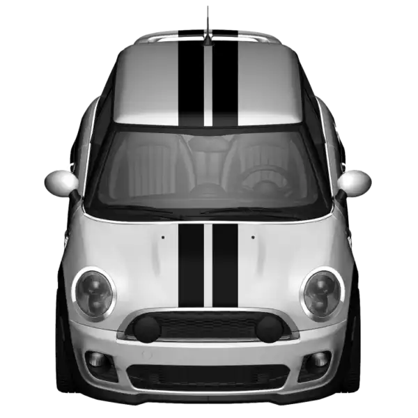MINI Rennstreifen Basic-Schwarz-