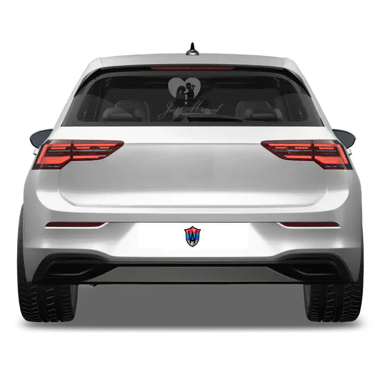 Just Married Aufkleber