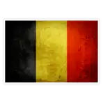 Belgien Flagge Aufkleber
