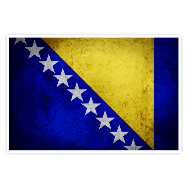 Bosnien und Herzegowina Flagge Aufkleber