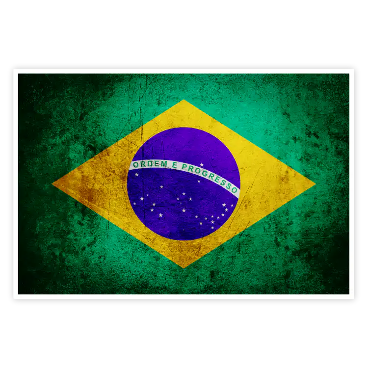 Brazilien Flagge Aufkleber