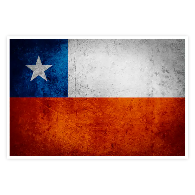 Chile Flagge Aufkleber