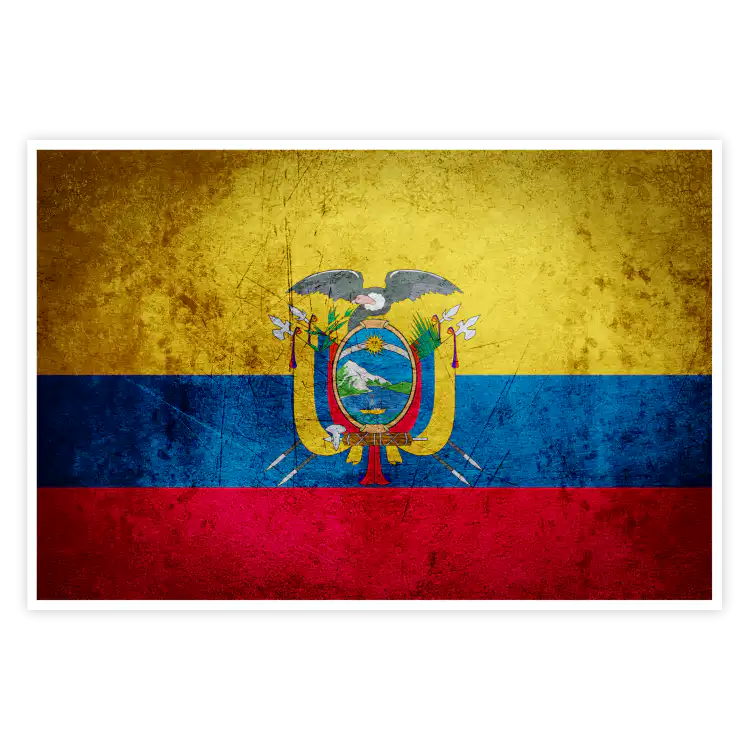 Ecuador Flagge Aufkleber