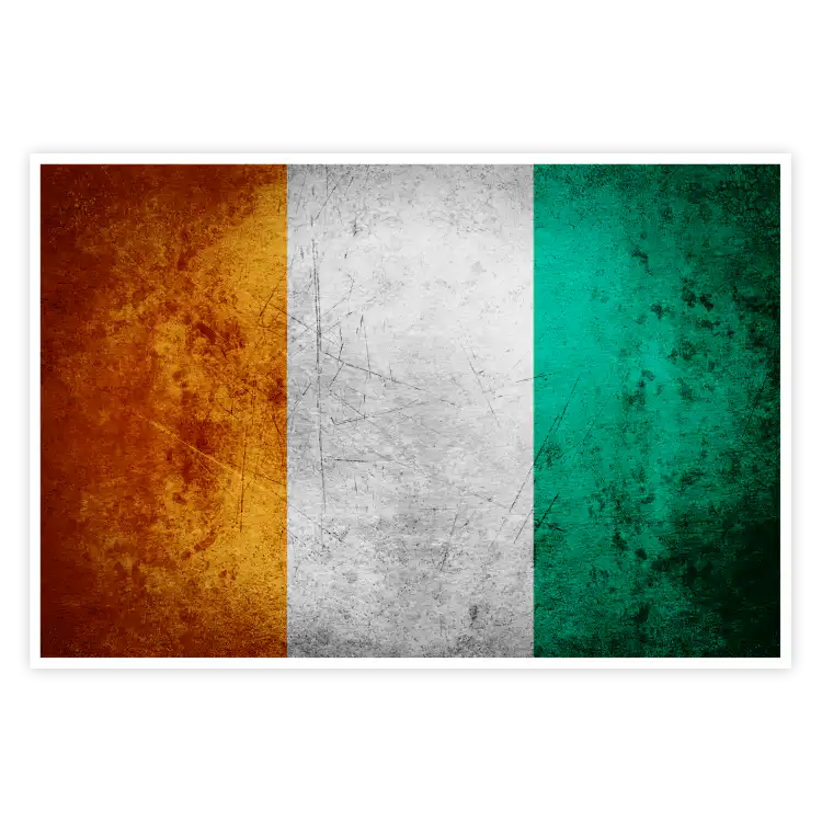 Elfenbeinküste Flagge Aufkleber