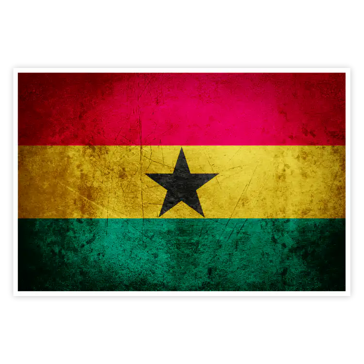 Ghana Flagge Aufkleber