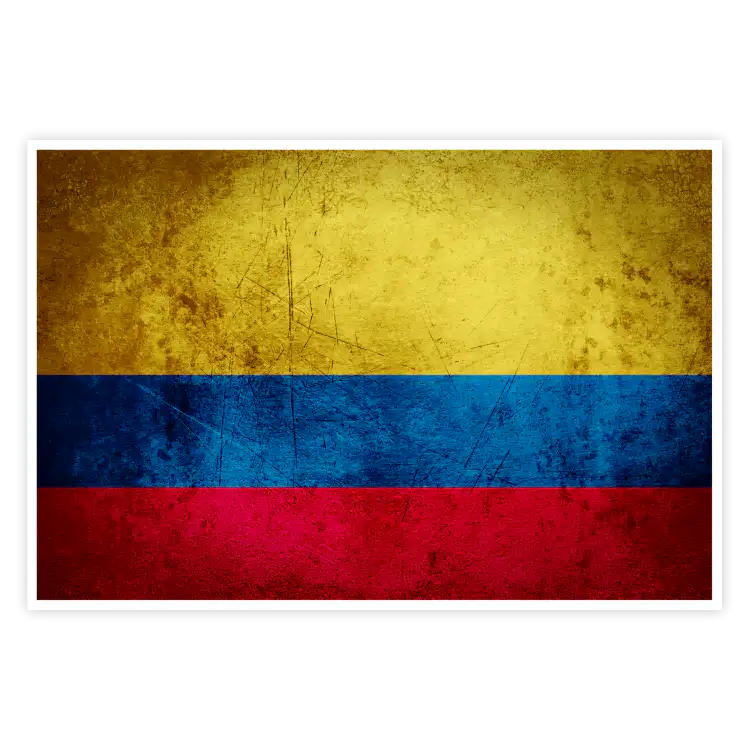 Kolumbien Flagge Aufkleber