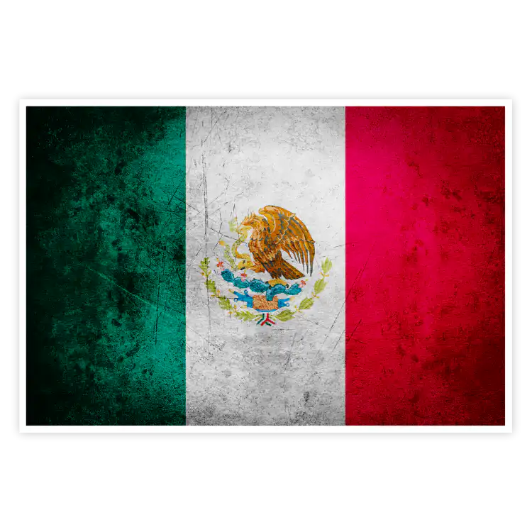 Mexiko Flagge Aufkleber