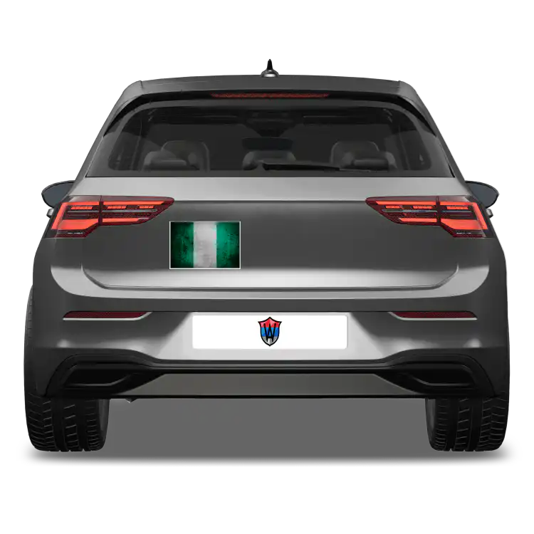 Nigeria Flagge Aufkleber