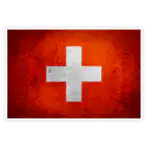 Schweiz Flagge Aufkleber