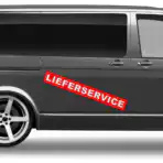 Lieferservice Aufkleber