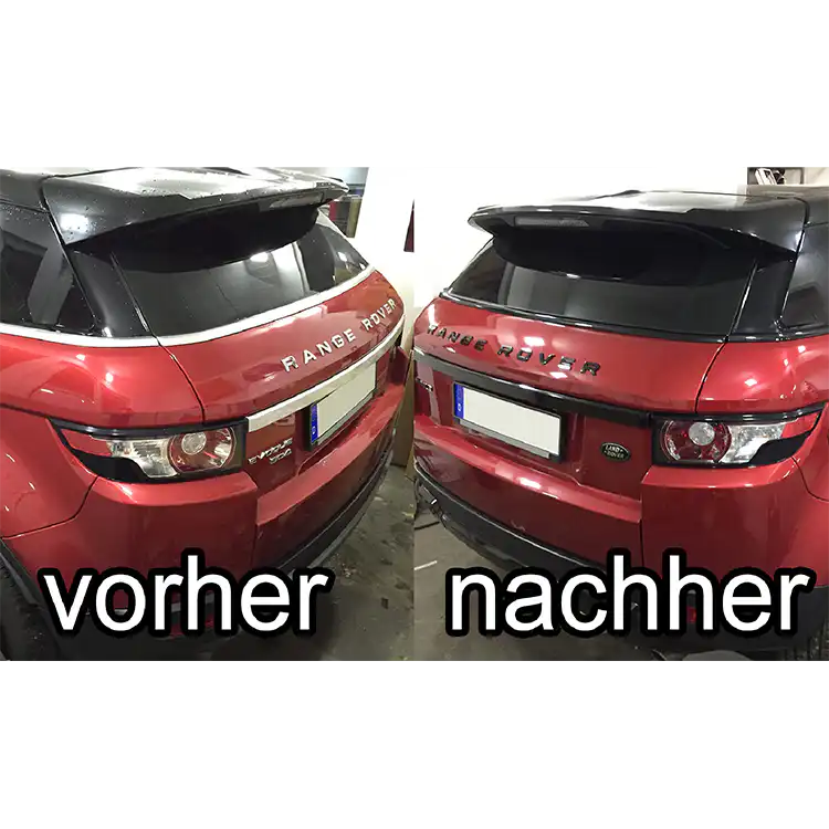 Zierleistenfolie Glänzend Schwarz 5cm x 5m (Chrome delete)