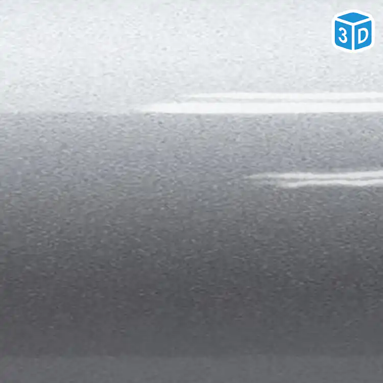 Glänzend Metallic Silber starke Rundungen Folie Meterware