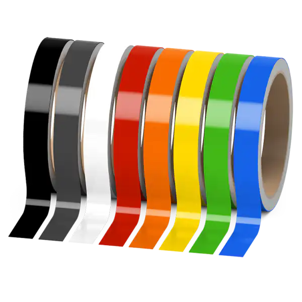 Einzelner Zierstreifen - Material - Glänzend