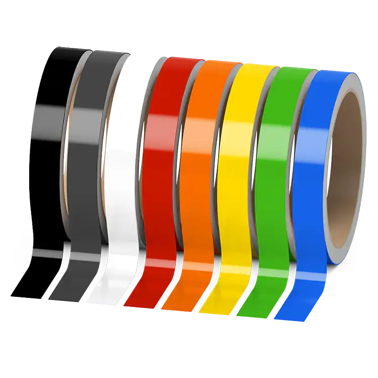 Einzelner Zierstreifen - Material - Glänzend