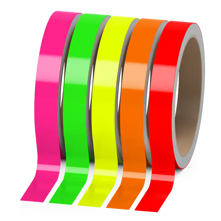 Einzelner Zierstreifen - Material - Neon