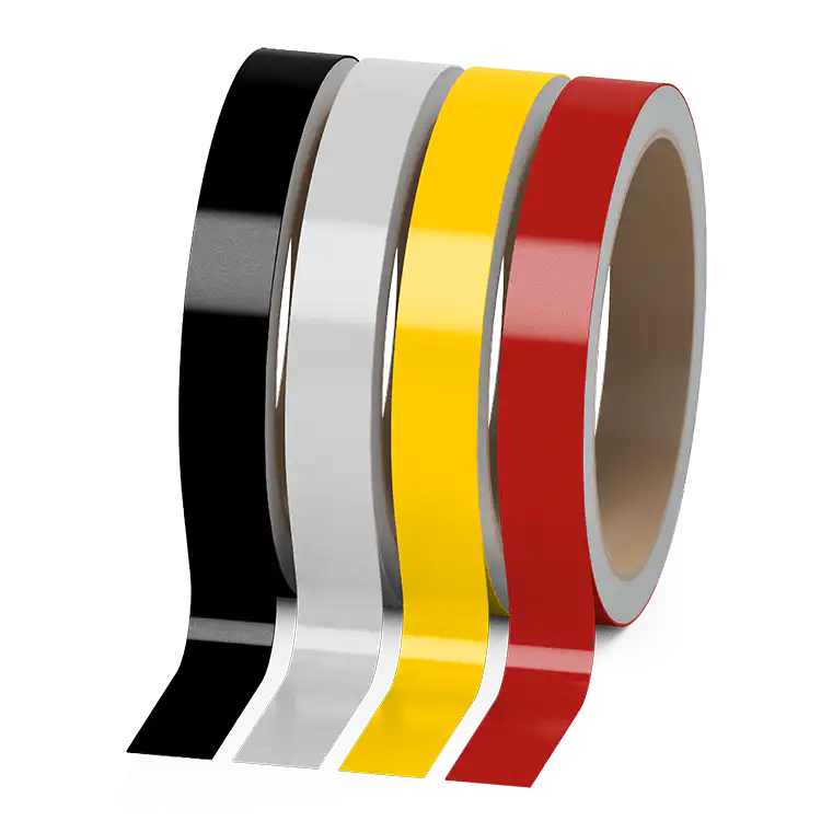 Einzelner Zierstreifen - Material - Reflektierend