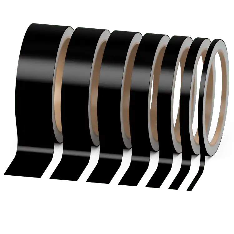 5128-Einzelner Zierstreifen-Matt-Schwarz Einzelner Zierstreifen Matt Schwarz