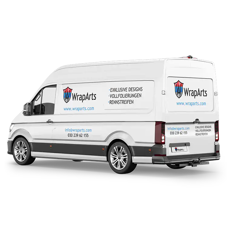 Fahrzeugbeschriftung Plus Paket - Transporter Groß - selbst gestalten