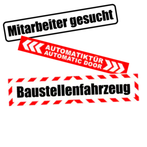 Firmenfahrzeug Aufkleber