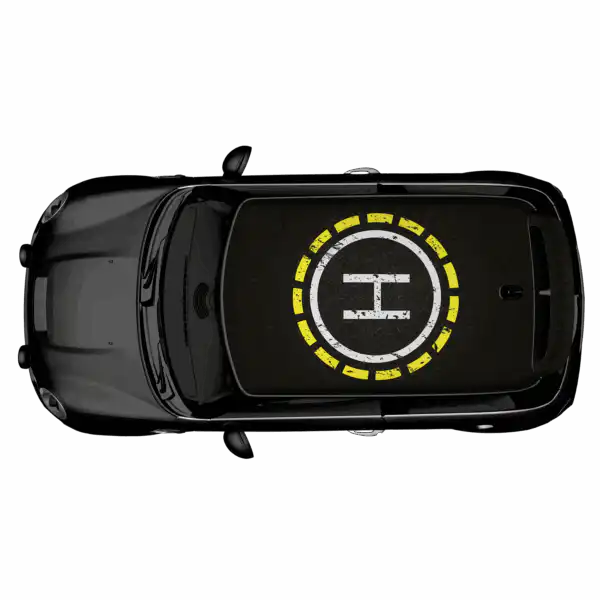 Helicopter Landing Pad - Dachfolie für MINI