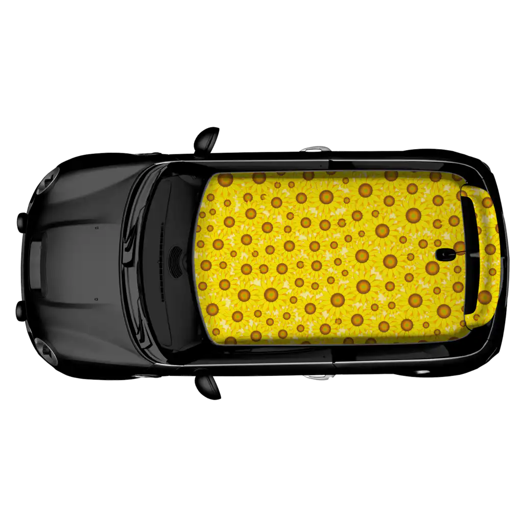 Little Sunflowers - Dachfolie für MINI