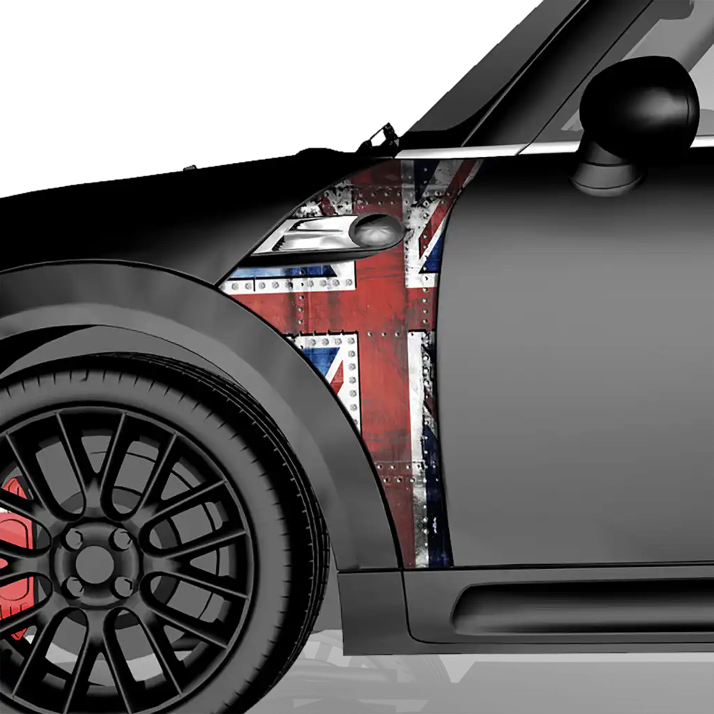 Cool Chromeo - Kotflügelfolie für MINI