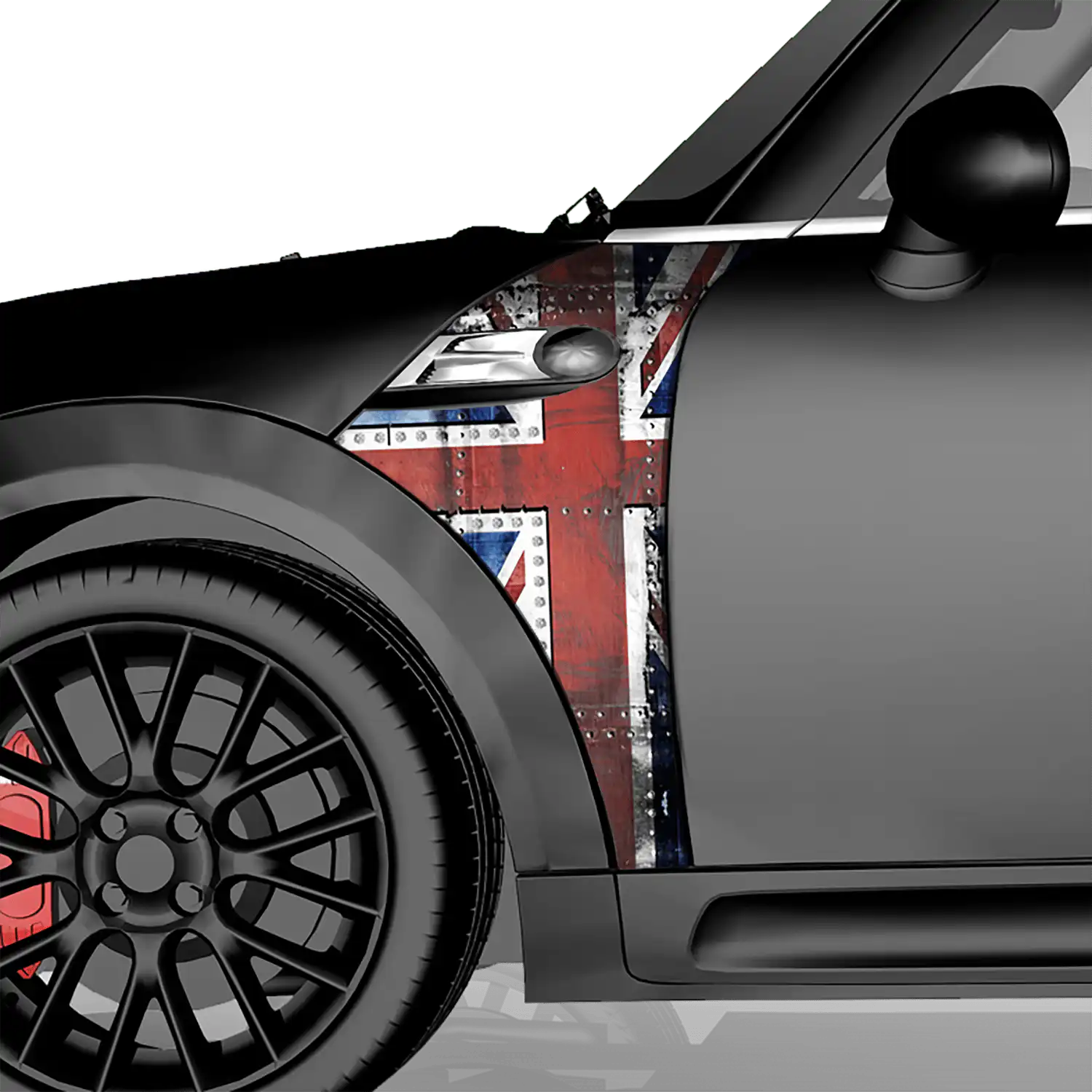 Mini-Kotfluegelfolie-CoolChromeo Cool Chromeo - Kotflügelfolie für MINI