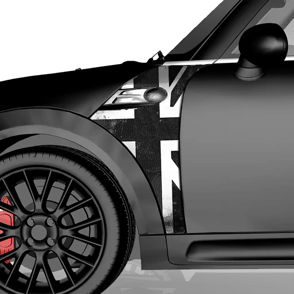 Silver Flagg - Kotflügelfolie für MINI