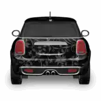 Black Lilia - Vollfolierung für MINI - Heckansicht