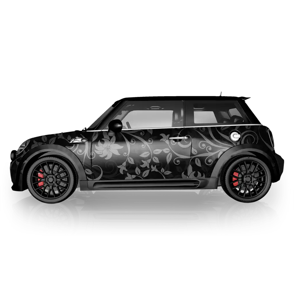 Black Lilia - Vollfolierung für MINI