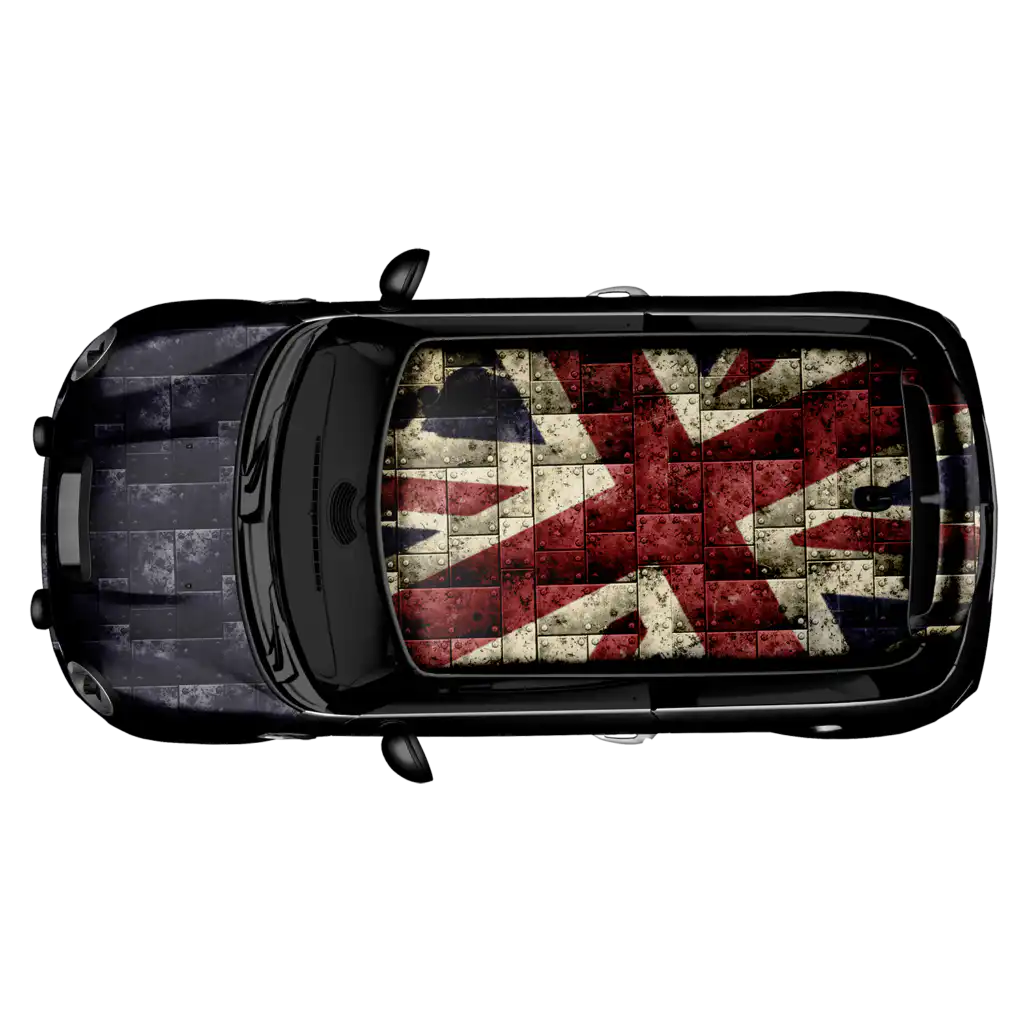 Crushed Plate Jack - Vollfolierung für MINI