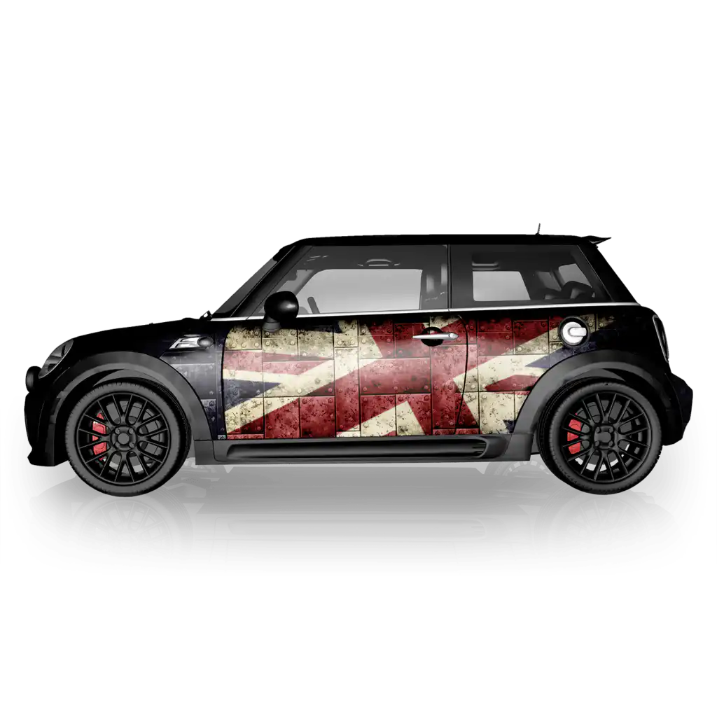 Crushed Plate Jack - Vollfolierung für MINI