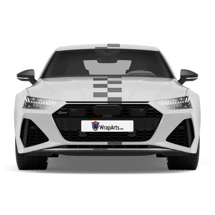 Rallyflag doppelt - Anthrazit