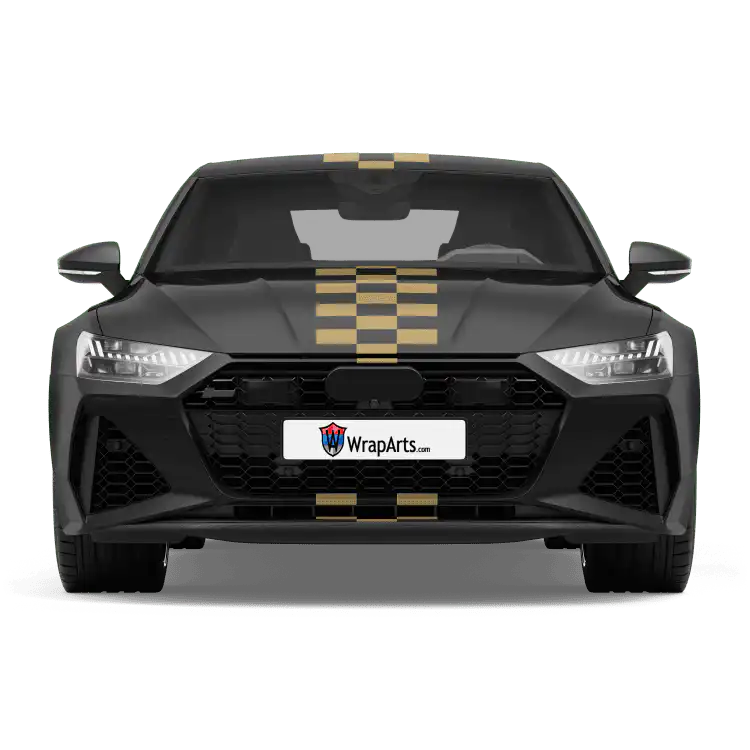 Rallyflag dreifach - Gold