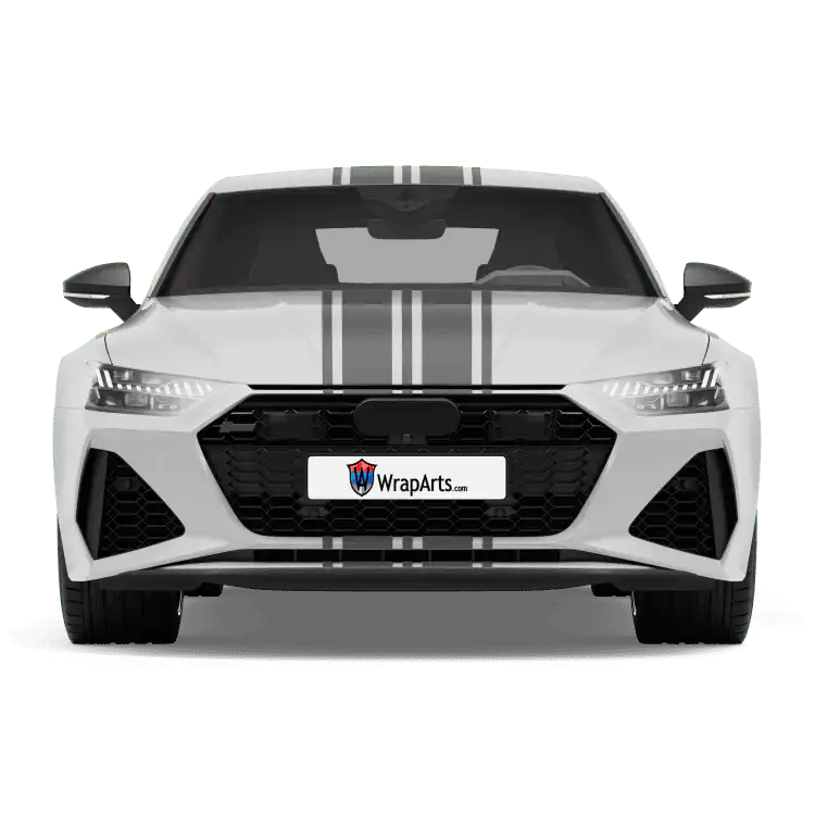 Rennstreifen - Rallystreifen Quintuplets - Anthrazit